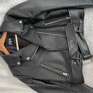 Zara leather jacket